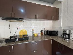 Η κουζίνα ή μικρή κουζίνα στο Beach Studio Apartment