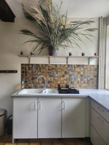 バゼイユにあるGite rural Lamécourt - 12 personnesのキッチン(シンク付) +31枚の写真