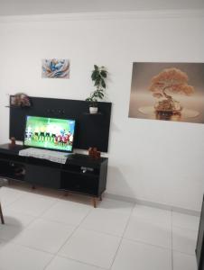 TV a/nebo společenská místnost v ubytování Pé na Areia