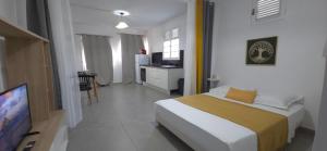 Μια τηλεόραση ή/και κέντρο ψυχαγωγίας στο La Fleur Doré Studio Le Vauclin