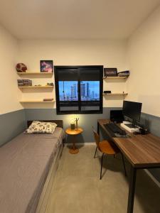 Televisyen dan/atau pusat hiburan di Apartamento no centro COP30 +1 gambar