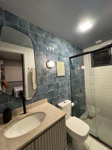 Bilik mandi di Apartamento no centro COP30