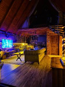 Posezení v ubytování Hanzade suit bungalov