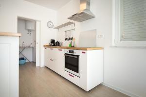 Kuchyň nebo kuchyňský kout v ubytování Apartments Tamburini