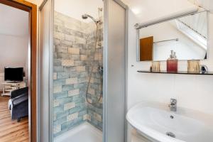 Koupelna v ubytování Kajüthus Apartment 3