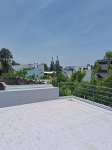 a view from the roof of a building at LAKSH COTT Home Stay in Arumuganeri