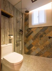 Koupelna v ubytování Beimen WOW Poshtel