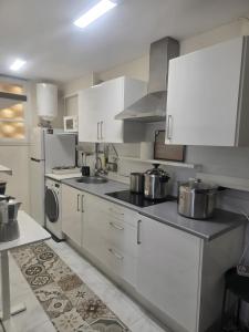 Kuchyň nebo kuchyňský kout v ubytování Olas