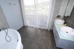 Koupelna v ubytování Hôtel A Madonetta