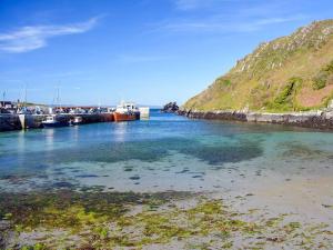 a group of boats docked in a body of water at 1 Bed in Cape Clear Island oc-ii16739 in Lissarnona +4 photos
