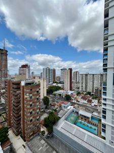 a view of a city with tall buildings at Iara & Muira Apartments in Belém