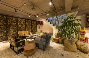 Posezení v ubytování Beimen WOW Poshtel