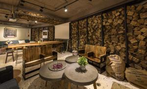 Posezení v ubytování Beimen WOW Poshtel