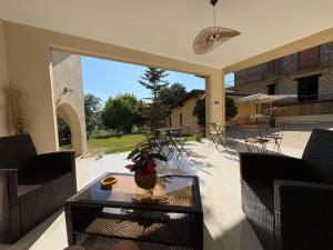 Χώρος καθιστικού στο Borgo Carpino