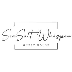 a cursive calligraphy sign for a guest house at SeaSalt Whisper - Guest House in Calheta