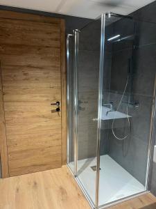Bilik mandi di Garden Park Le Albere Trilocale con Balcone