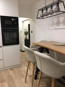 Η κουζίνα ή μικρή κουζίνα στο Modern Apartment in Centre of Belusa