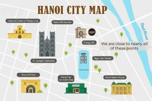 Fotografie z fotogalerie ubytování Fully Equipped 2BR, 2BA Apartment in Central Hanoi v Hanoji