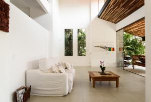 Χώρος καθιστικού στο Refúgio com vista mar e verde +44 φωτογραφίες