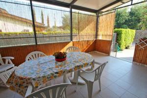 Balkón nebo terasa v ubytování Mariella