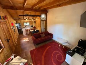 Kuchyň nebo kuchyňský kout v ubytování Cabañita del bosque