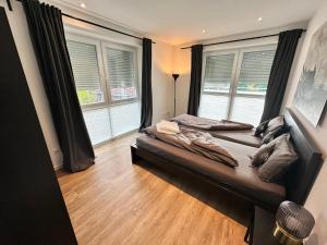 Istumisnurk majutusasutuses Wohnträume Große DHH aus 2024 - 160 m2- bis 7 Personen - 2 Bäder