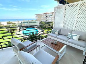 Balkón nebo terasa v ubytování Gandia Tropicana Suite