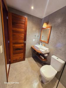 Koupelna v ubytování Casa Ó Paí - Chalés em Pontal de Maceió + 17 fotografií