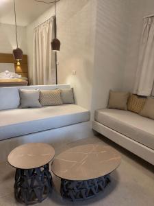 Χώρος καθιστικού στο Ostria village