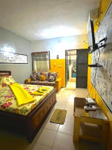 Μια τηλεόραση ή/και κέντρο ψυχαγωγίας στο Les résidences Jacky