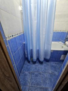 Koupelna v ubytování Lumi