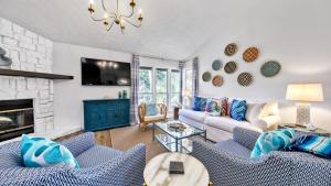 Χώρος καθιστικού στο Seacrest West - Beach Bungalow