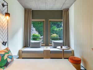 Χώρος καθιστικού στο Mercure Luxembourg Off Kirchberg