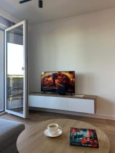 Μια τηλεόραση ή/και κέντρο ψυχαγωγίας στο Apartament Rzemieślnicza Premium