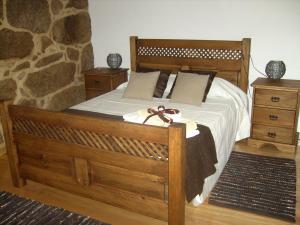 Postel nebo postele na pokoji v ubytování Casa da Fecha