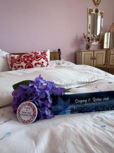 Ένα ή περισσότερα κρεβάτια σε δωμάτιο στο Szépség & Relax club