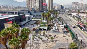 Γενική άποψη της πόλης Σαντιάγο ή θέα της πόλης από  αυτό το διαμέρισμα
