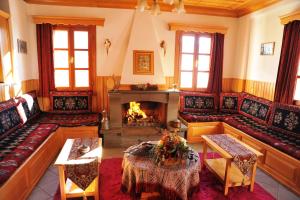 Istumisnurk majutusasutuses Hotel Anax