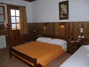 Voodi või voodid majutusasutuse Hotel Anax toas