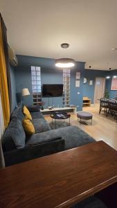 Χώρος καθιστικού στο OSL Apartament Tirana
