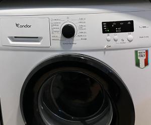 a washing machine with a control panel on it at Bizerte appartement in Bizerte