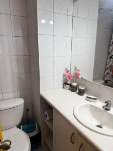 Ένα μπάνιο στο Departamentos Isaurora -Santiago Centro