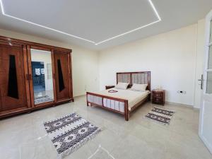Ένα ή περισσότερα κρεβάτια σε δωμάτιο στο Paradisepool