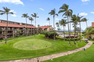 an aerial view of the golf course at the resort at Perch - Luana Kai Loft C308 in Kihei