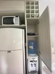 Dapur atau dapur kecil di Flat superior no Monte Castelo Condomínio