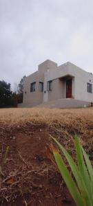 Bygningen som feriehuset ligger i