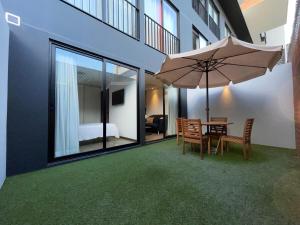 Αίθριο ή υπαίθριος χώρος στο Apartamento moderno a 10 minutos del Aeropuerto