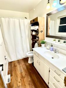 Koupelna v ubytování Sunset Home