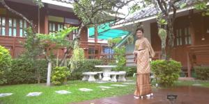 Zahrada ubytování บ้าน กัญณภัทร โฮมสเตย์