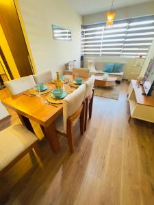 Χώρος καθιστικού στο Con estilo, confortable y moderno